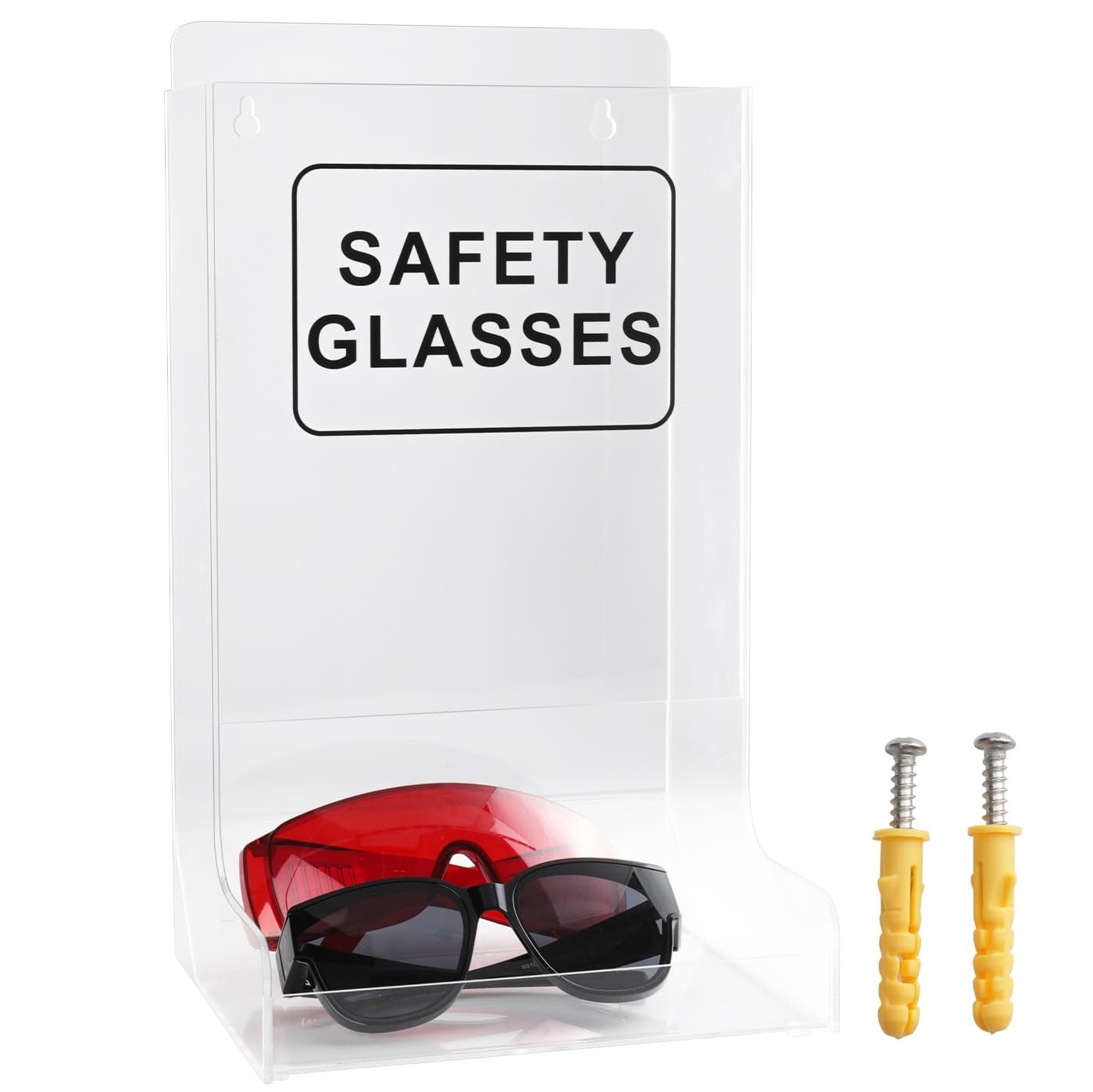Healthible Acrylic Safety Glasses Dispenser, Holder for Industrial, Dental, L…