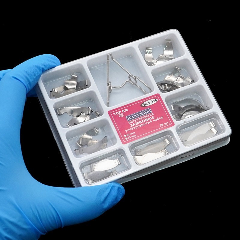 Dental Matrix Bands Anterior Proximal Strips Sectional Contoured Matrices Twin