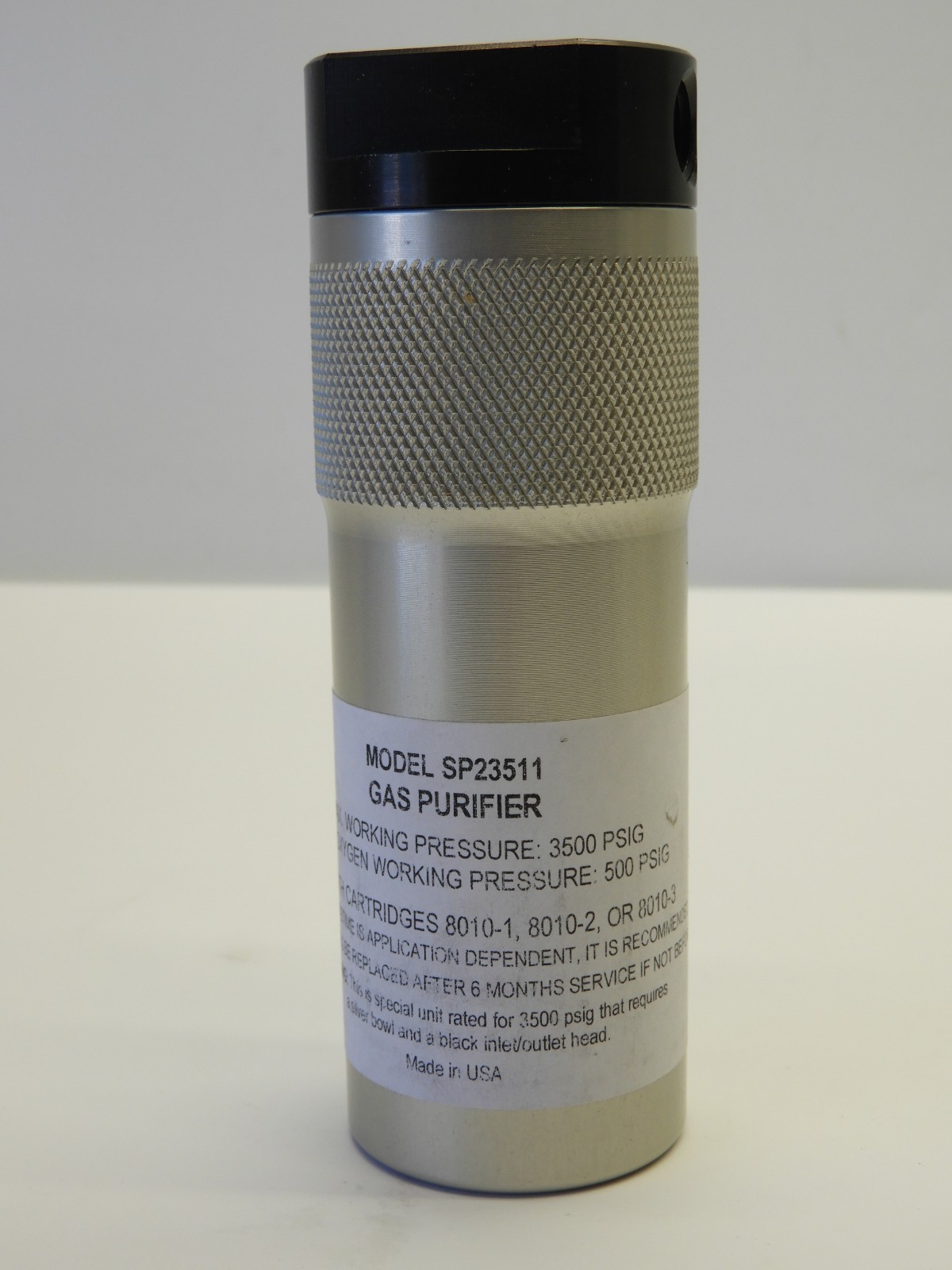 SP23511 Gas Purifier Housing Fits Cartridges 8010-1, 8010-2, 8010-3