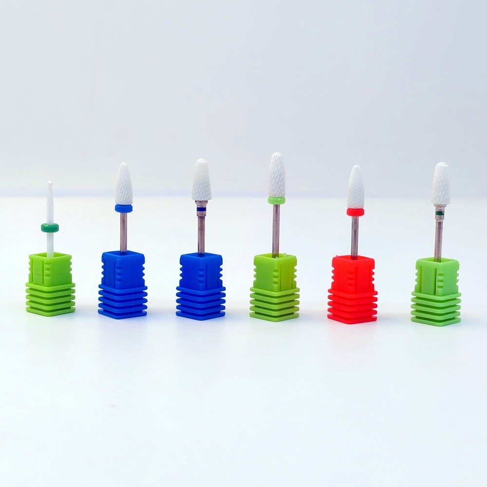 Dental Lab White Zirconia Ceramic Burs for Micro Motor HP Polishing Acrylics etc