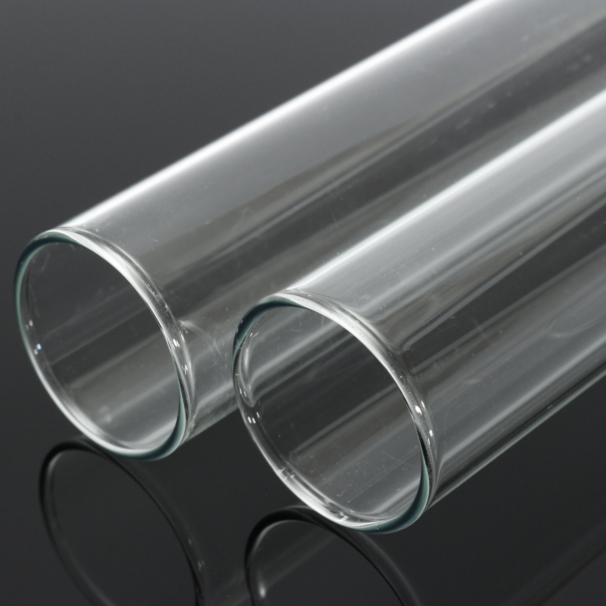 5pcs Glass Pyrex Borosilicate Rimmed Test Blowing Tubes Borosilicate Lab 8 Size