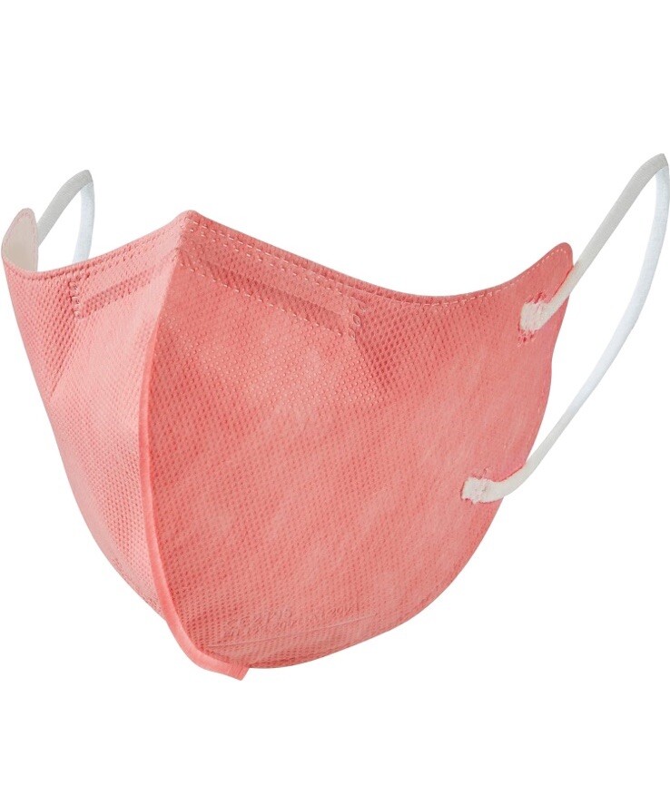 5 Pcs BOTN KF94 Protective Face Mask Adult Made in Korea KFDA Approved Pink Lg