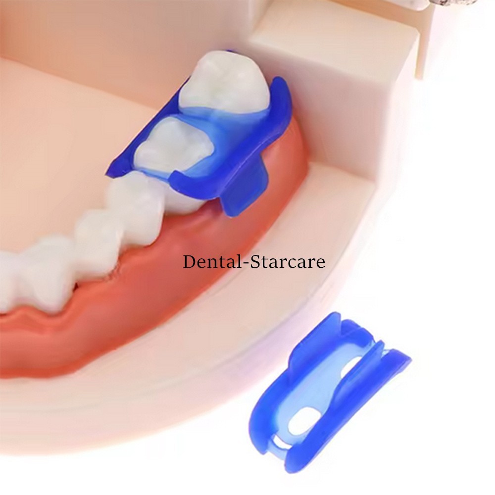 Dental Mini Rubber Dam Silicone Gingival Guard Protection Clamp Holder Autoclave