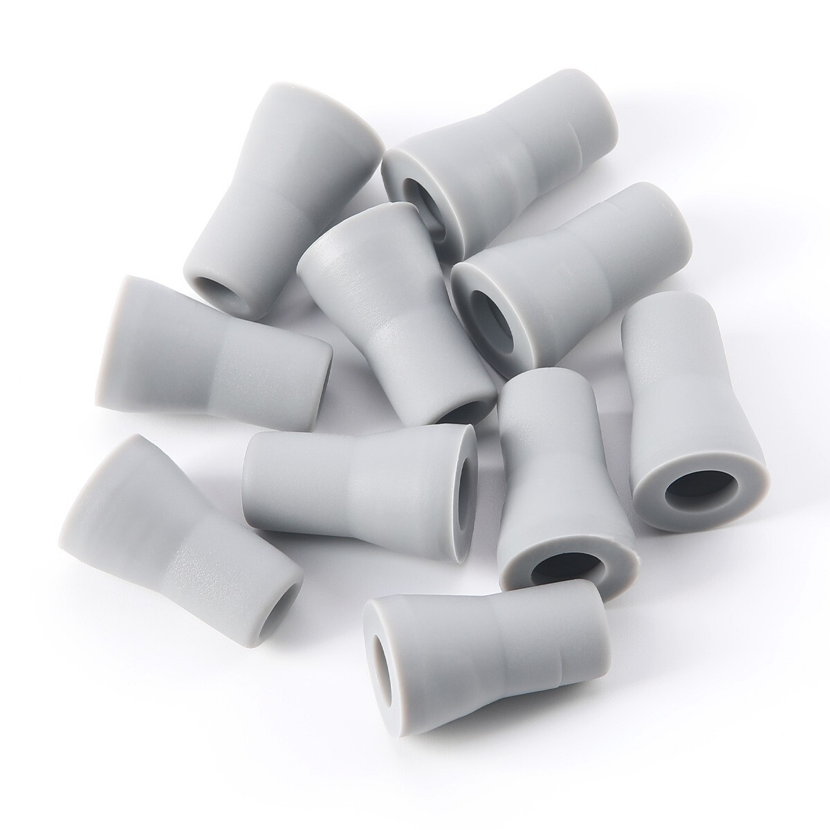 10 Pcs Dental Saliva Ejector Weak Suction Rubber Snap Tip Adapter
