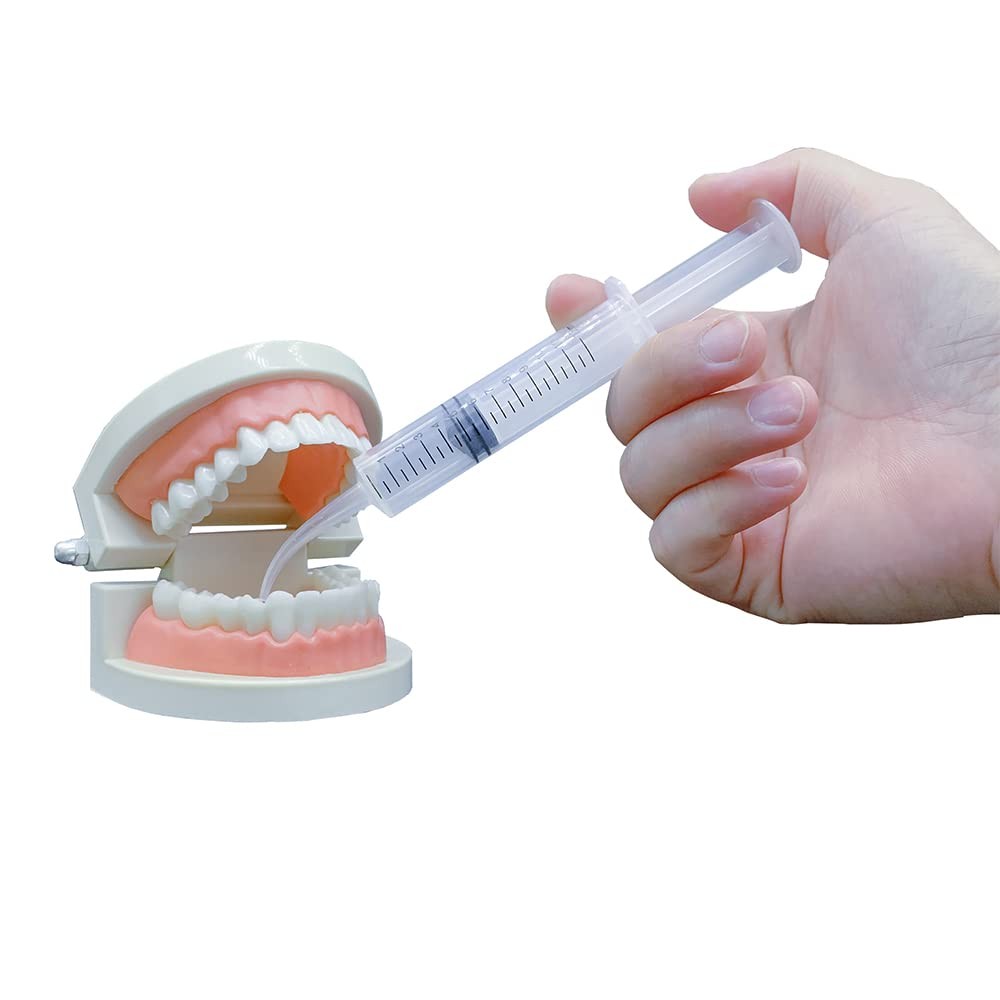 Wisdom Teeth Syringe, 5 Pack Irrigation 5 Pack, Curved-with Measurement