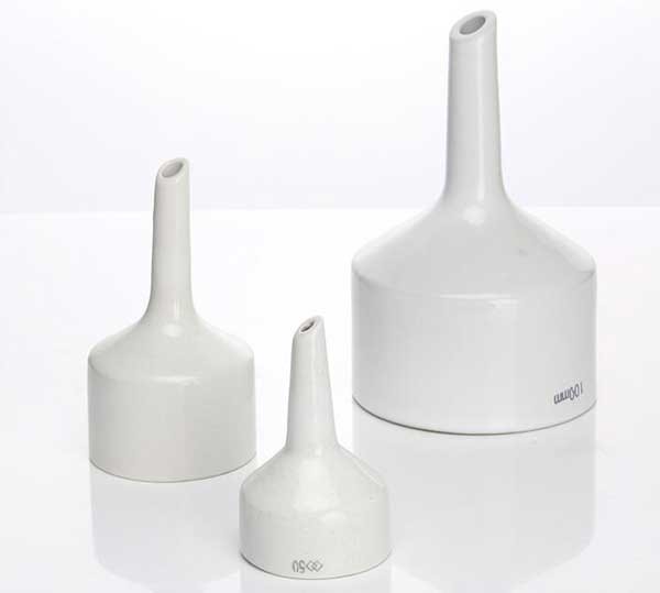 40mm – 200mm Porcelain Buchner Funnel Ceramic Chemistry Porous Filter Funnels