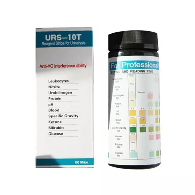100pcs/Box Precise Urine Dipstick 10 Parameter Urinalysis Reagent Test Strips