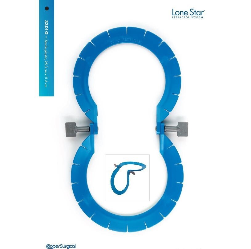 *1-Pack* Cooper Surgical Lone Star Retractor Ring System Sterile 3301G