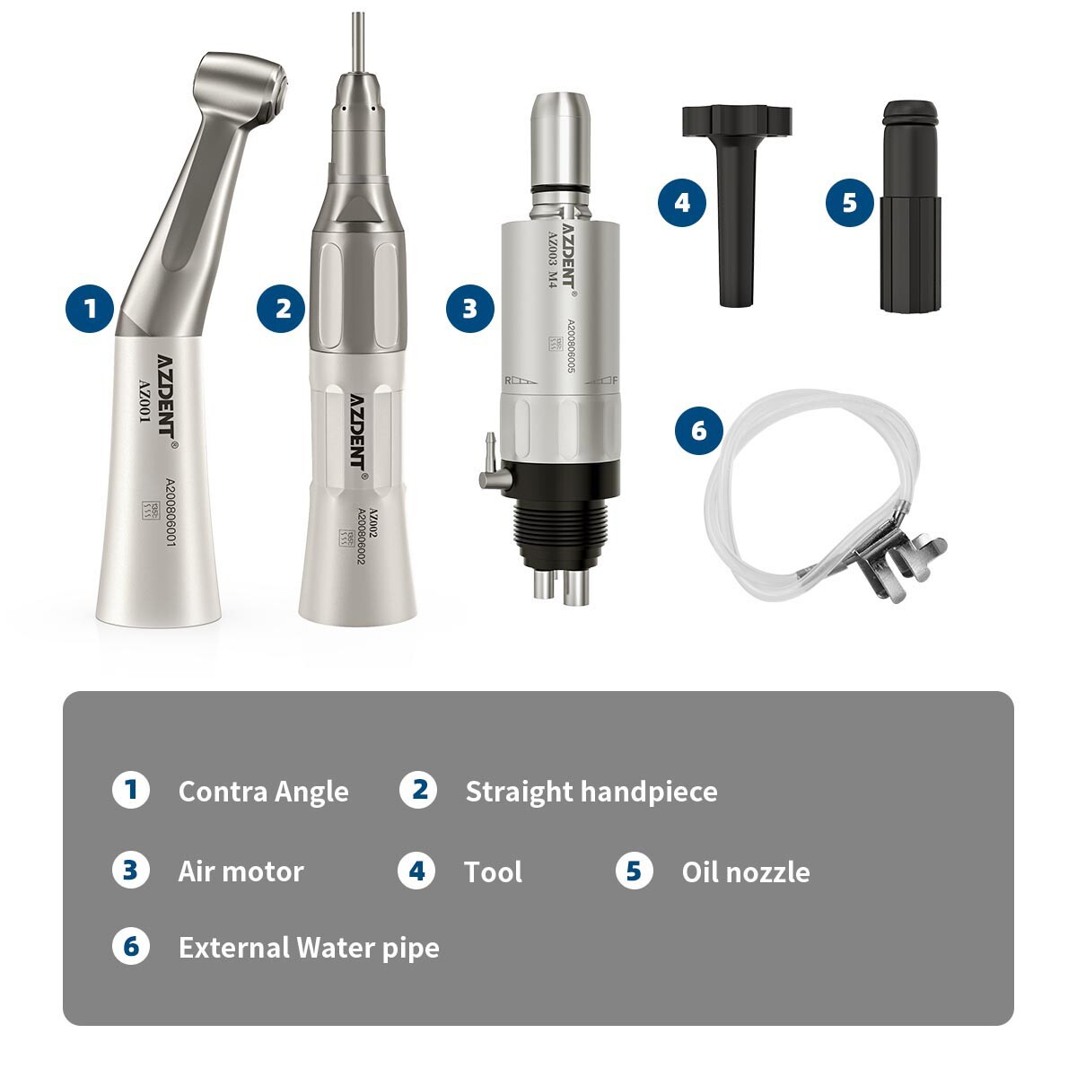 Dental FX Contra Angle/Straight/Air Motor 2/4Holes / RA Composite Polishing Burs