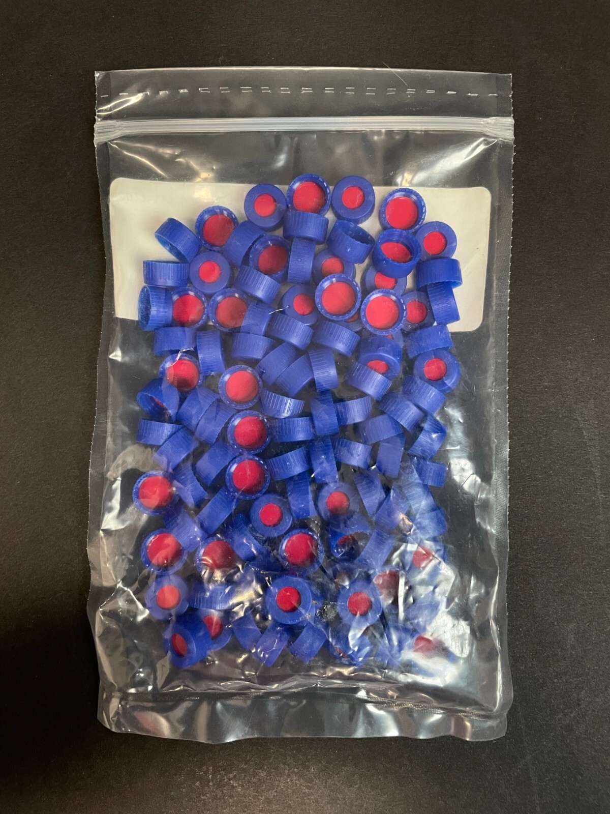 Thomson Autosampler Vial Cap 9 mm with PTFE Septa PP Total of 100 Caps