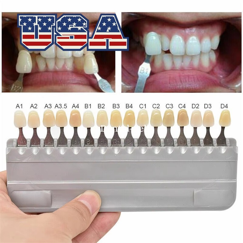 1 Set VITA Classical Dental Shade Guide A1-D4 16 Colors with Bleached Shades USA