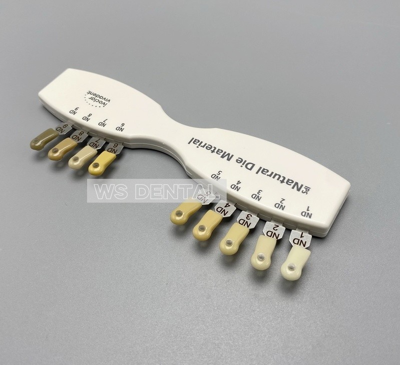 Dental IPS Natural Die Material Shade Guide Ivoclar Vivadent ND1-9 Abutment 1set