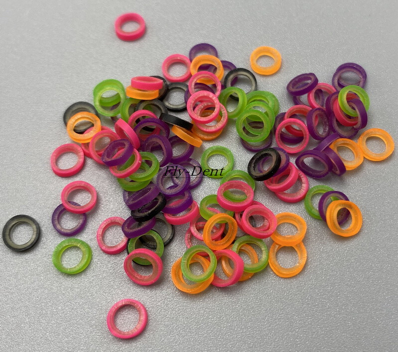 Colorful Dental Orthodontic Elastics Rubber Band Latex Braces 2.5/3.5/4.5/6.5oz