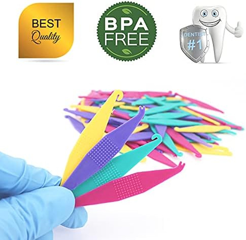 20 Pack Braces Rubber Band Tool Dental Elastic Rubber Bands Placers for Braces D