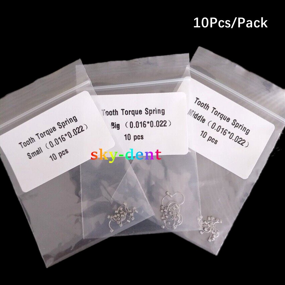 10/100 Pcs Dental Ortho Torquing Torque Rectangular Spring Anterior Teeth Wires