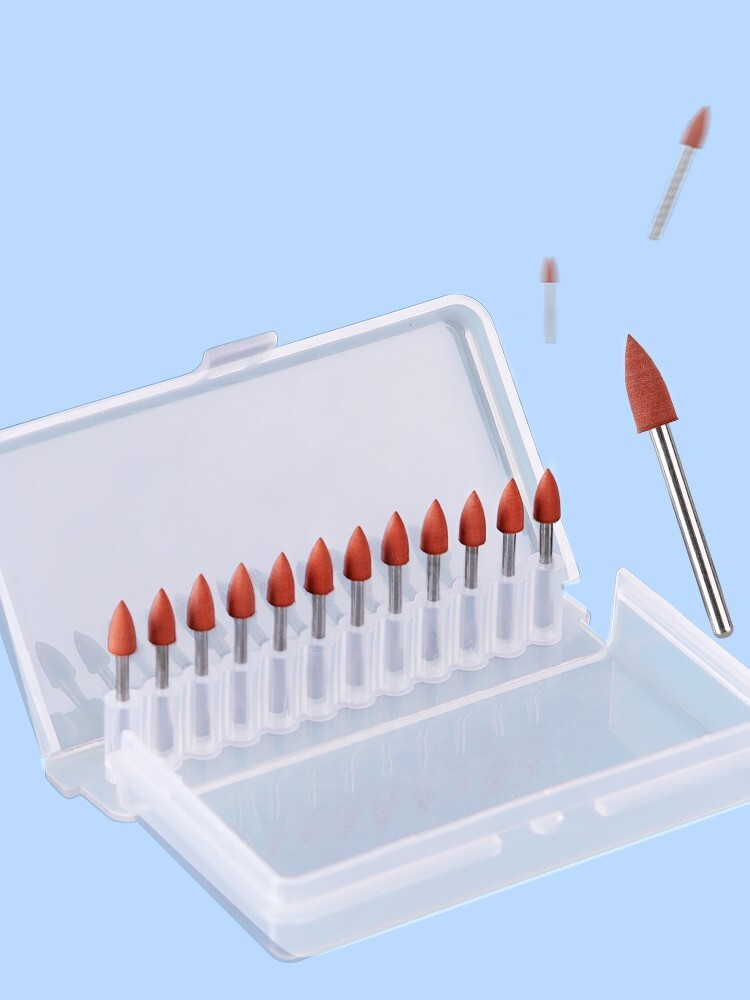 60PCS Dental Polishing Polishers Bur FG 1.6mm Mini Points Brownie Friction Grip