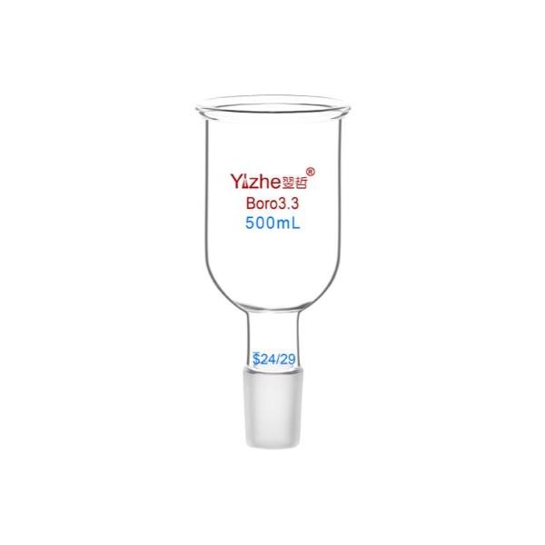 Chemistry Laboratory Glassware: 50ml-1000ml Cylindrical Funnel w/ PTFE Piston
