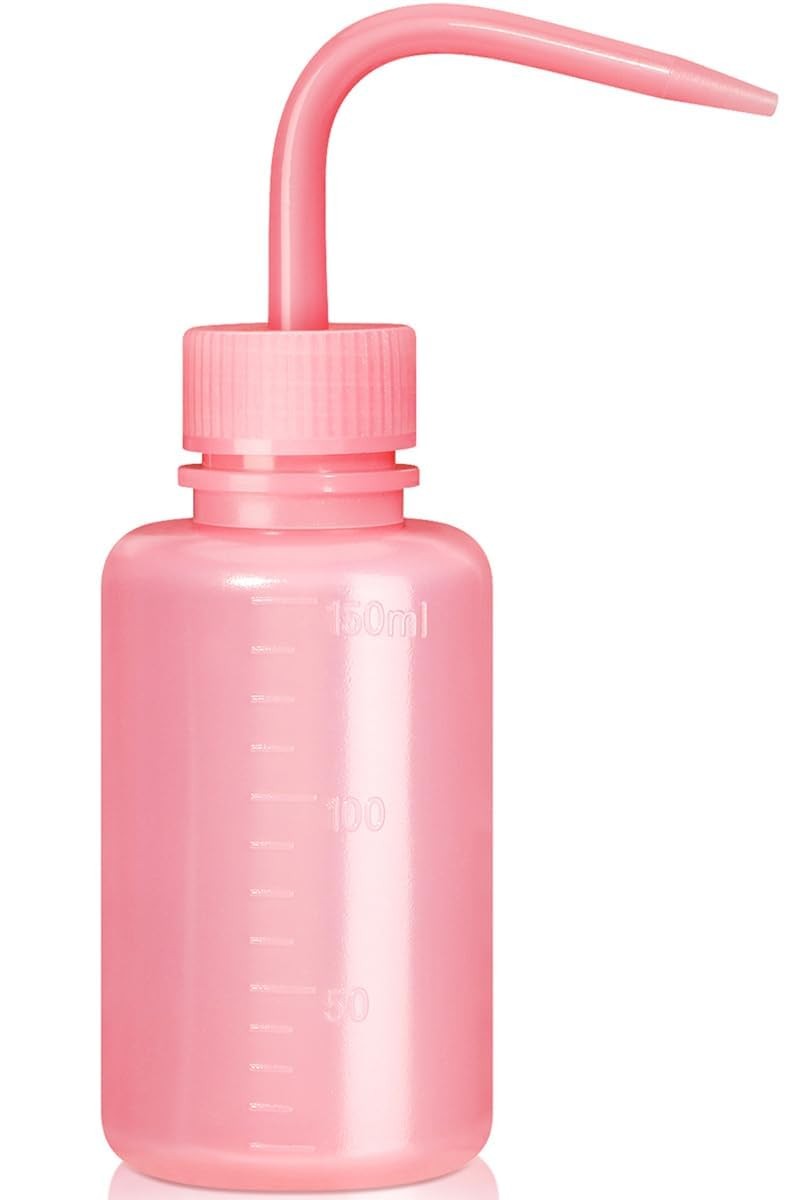 150ml 5.1oz Pink Mini Professional Eyelash Extension Squeeze Wash Water Bottle