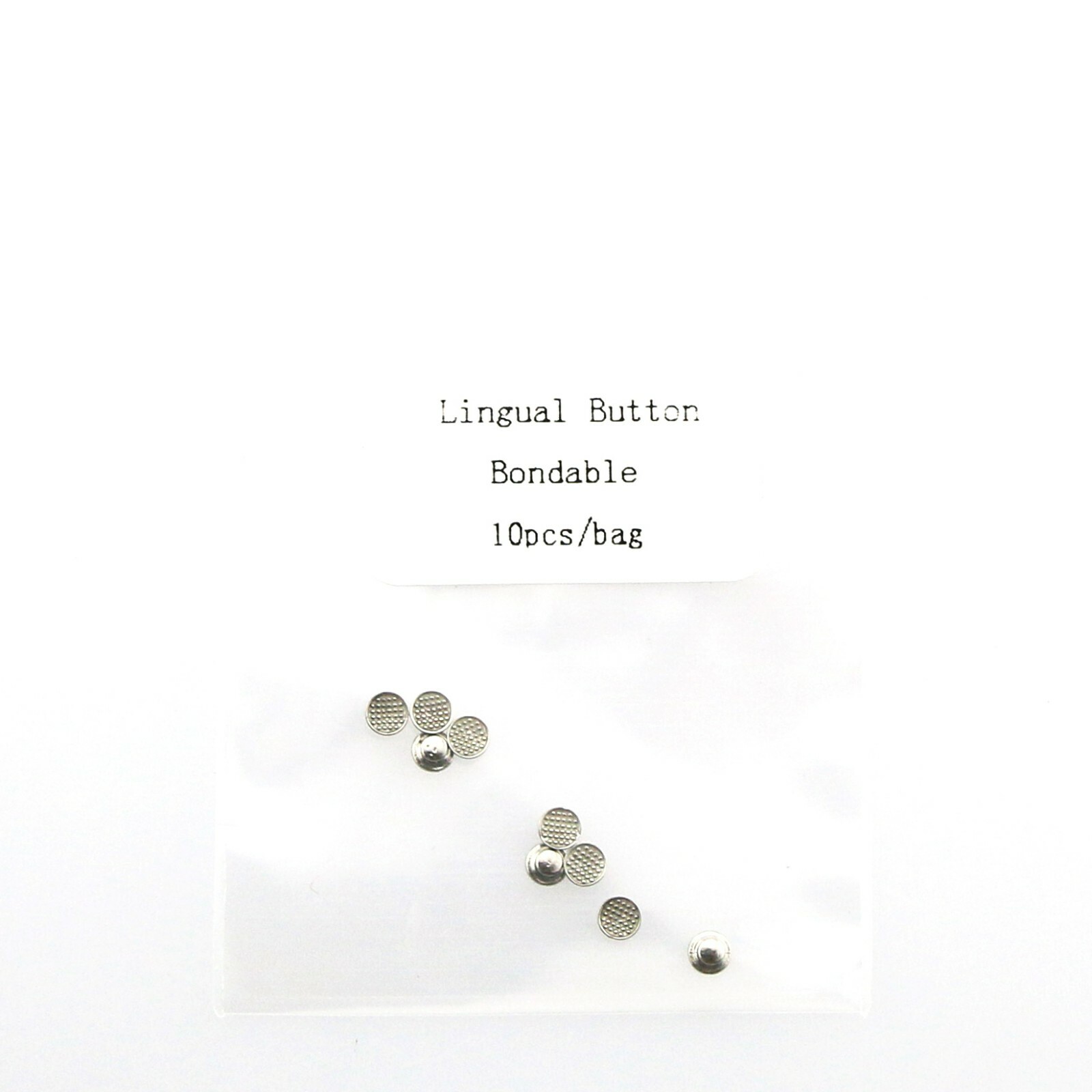 US 100Pcs Dental Orth Bite Turbos Openner Tongue Tamers Hinge Lingual Button