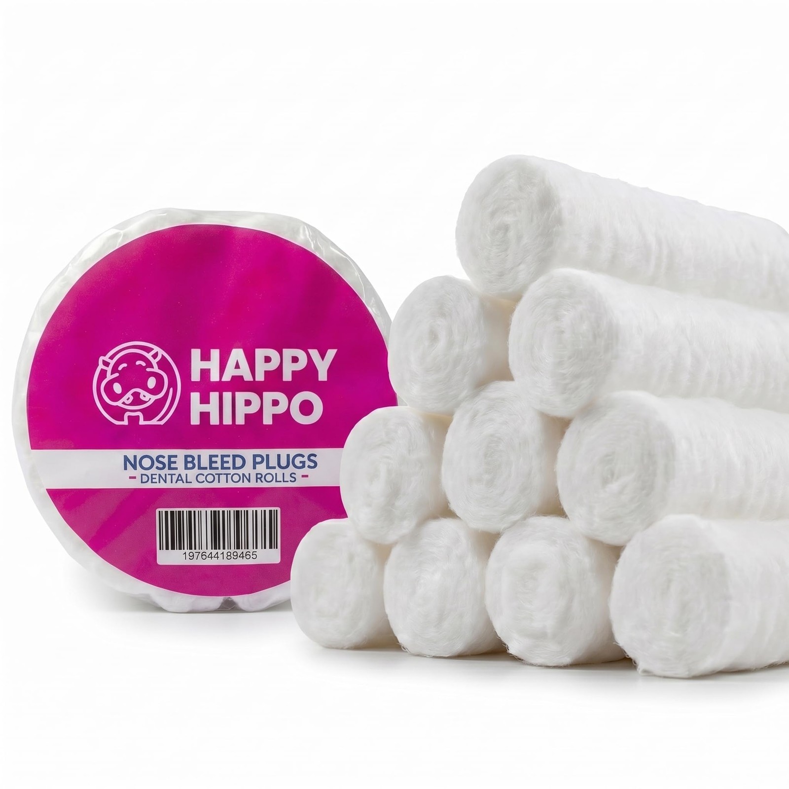 100 Dental Cotton Rolls, 1.5 Inch Nosebleed Plugs for Kids or Adults – Extra…
