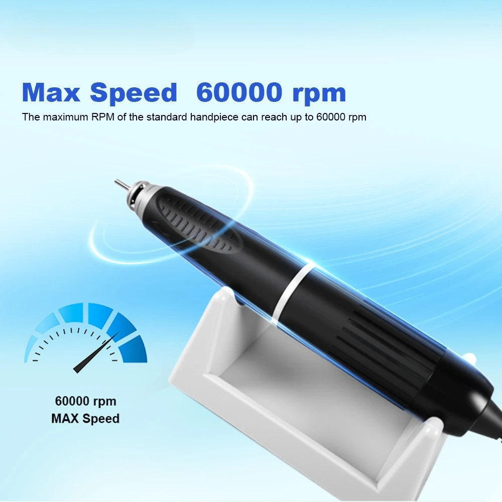 Dental 60000 RPM S300 Brushless Micromotor Grinder with Foot-Pedal Speed Control