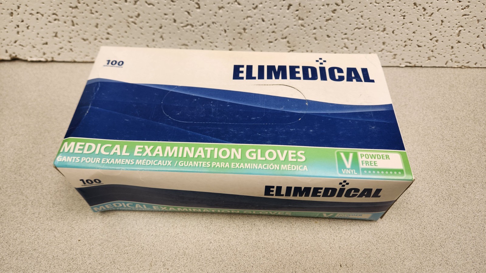 Elimedical Vinyl Gloves | 100 pairs | Extra Large | POWDER FREE | Ambidextrous