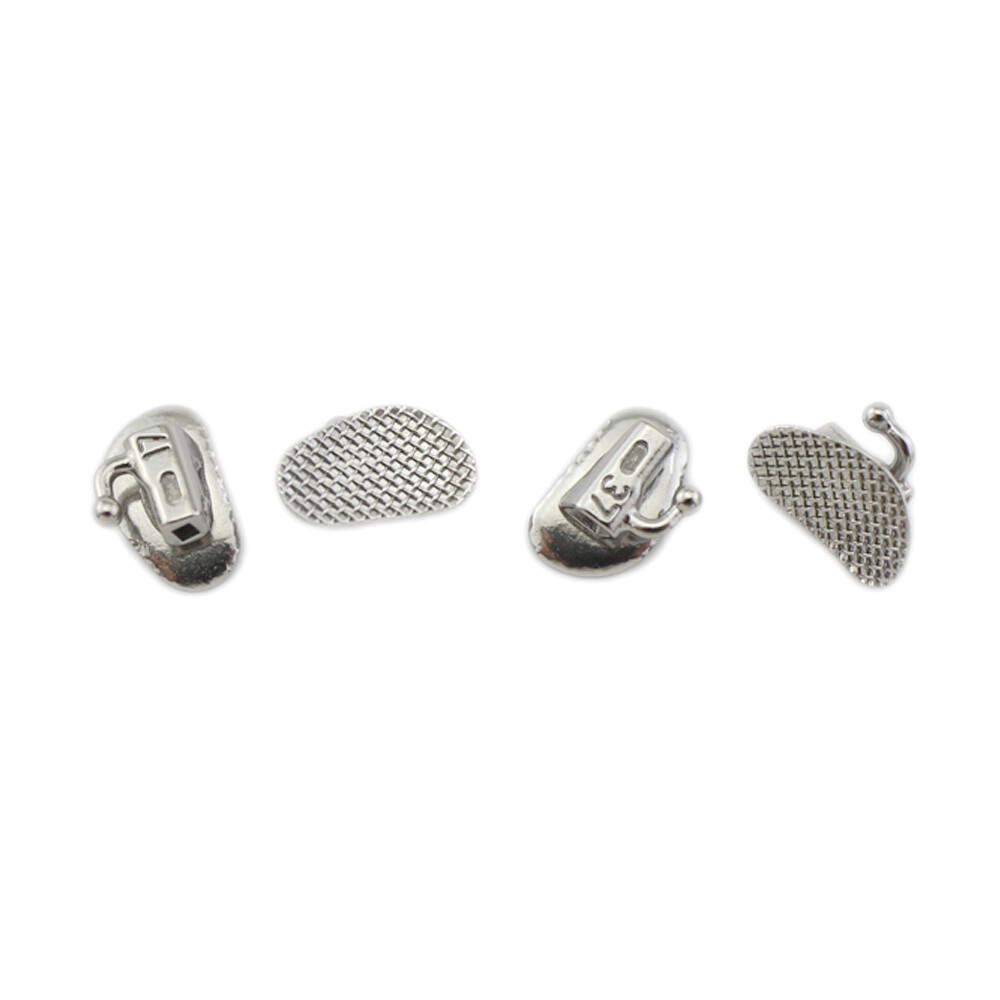 Dental Orthodontic Buccal Tubes MBT 0.022 1st 2nd Molar Bondable Mesh Base MIM