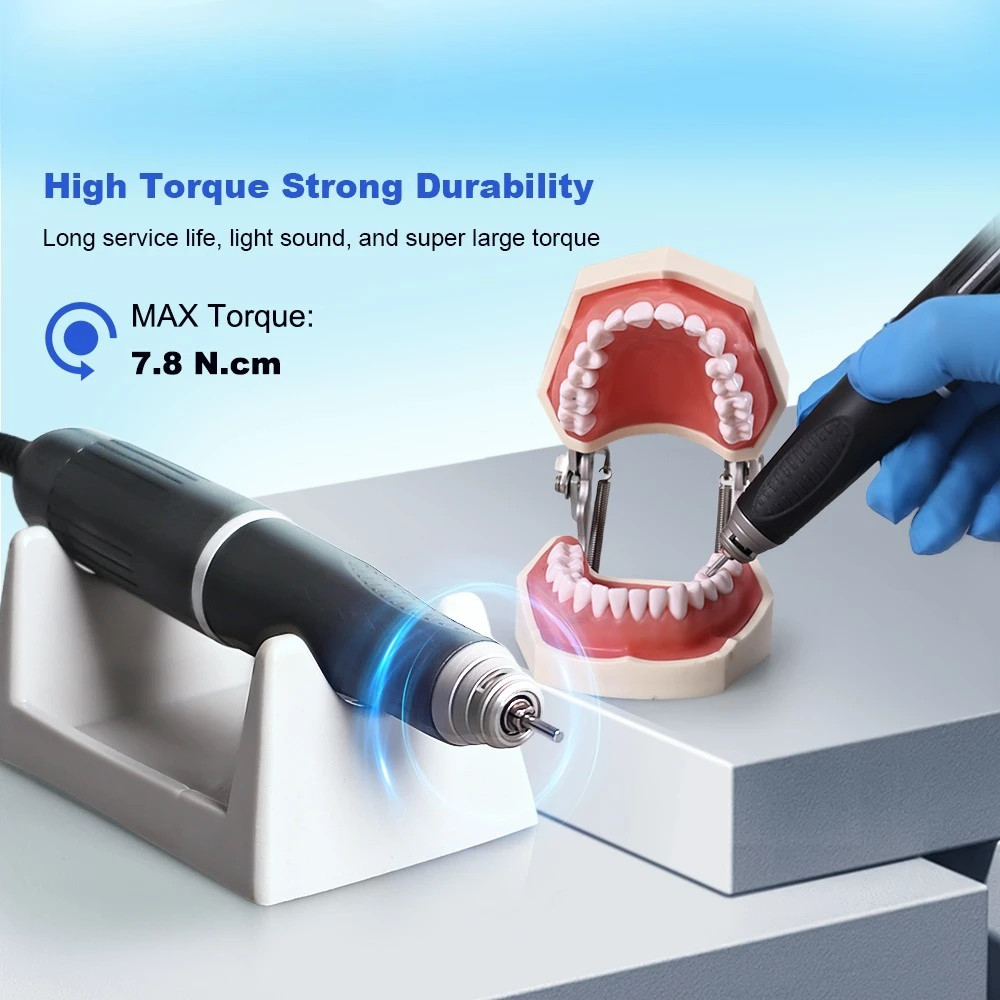 Dental 60000 RPM S300 Brushless Micromotor Grinder with Foot-Pedal Speed Control