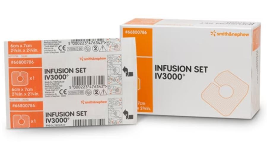 Infusion Set IV3000 Dressing Transparent Adhesive Film Waterproof Free, 30 Count