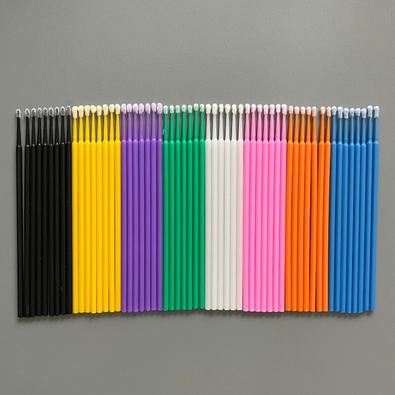 300Pcs Dental Swabs Disposable Applicators Micro Brush Stick Eyelash Extension