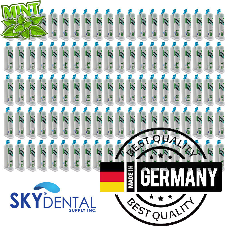 up to 100x50ml Dental Bite Registration Impression Material Fast Regular set