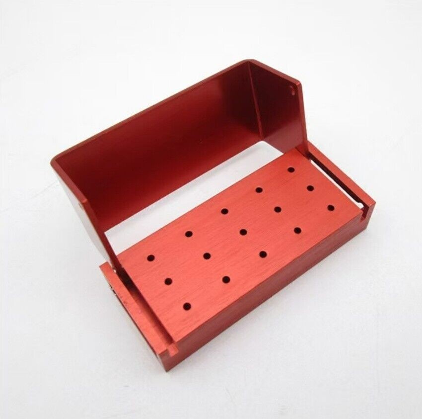 Dental Bur Holder Block Disinfection Box 10/15/16/24/30/56/100/142/152 Holes