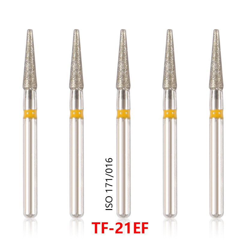 20Types 100Pcs Dental Diamond Burs Drills For High Speed Handpiece Medium FG BUR