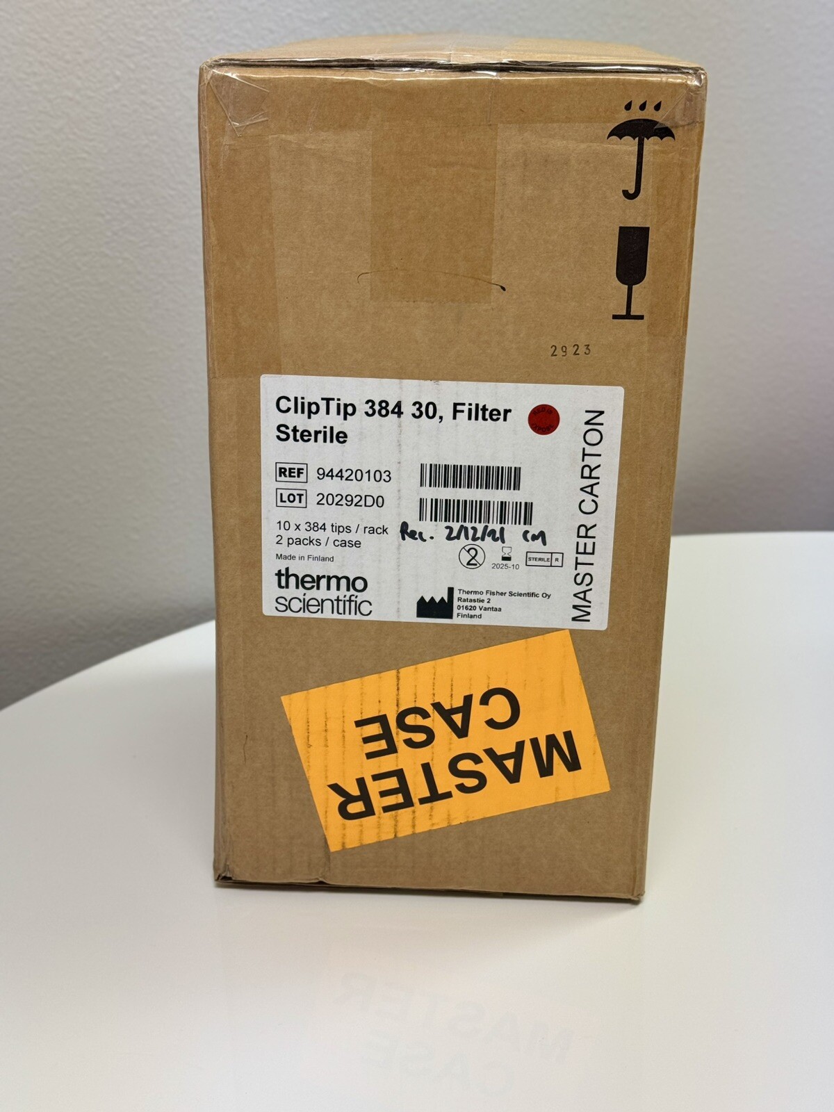 Thermo Scientific 94420103, ClipTip 384 30 F/S, Case of 2 Packs= 7,680 Tips
