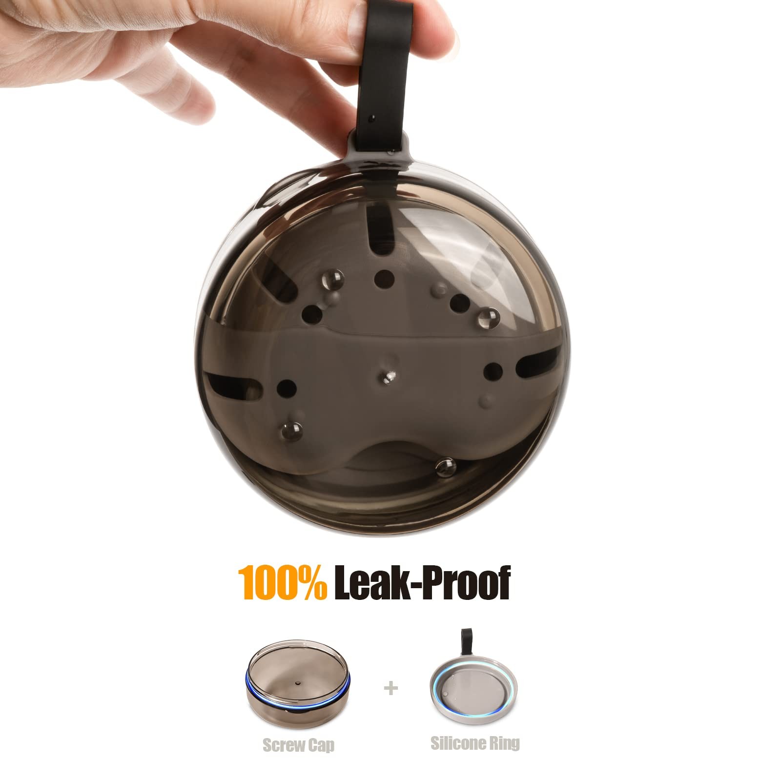 Denture Case, Definitely No-Leak Portable Retainer Case Denture Bath Box for Tra