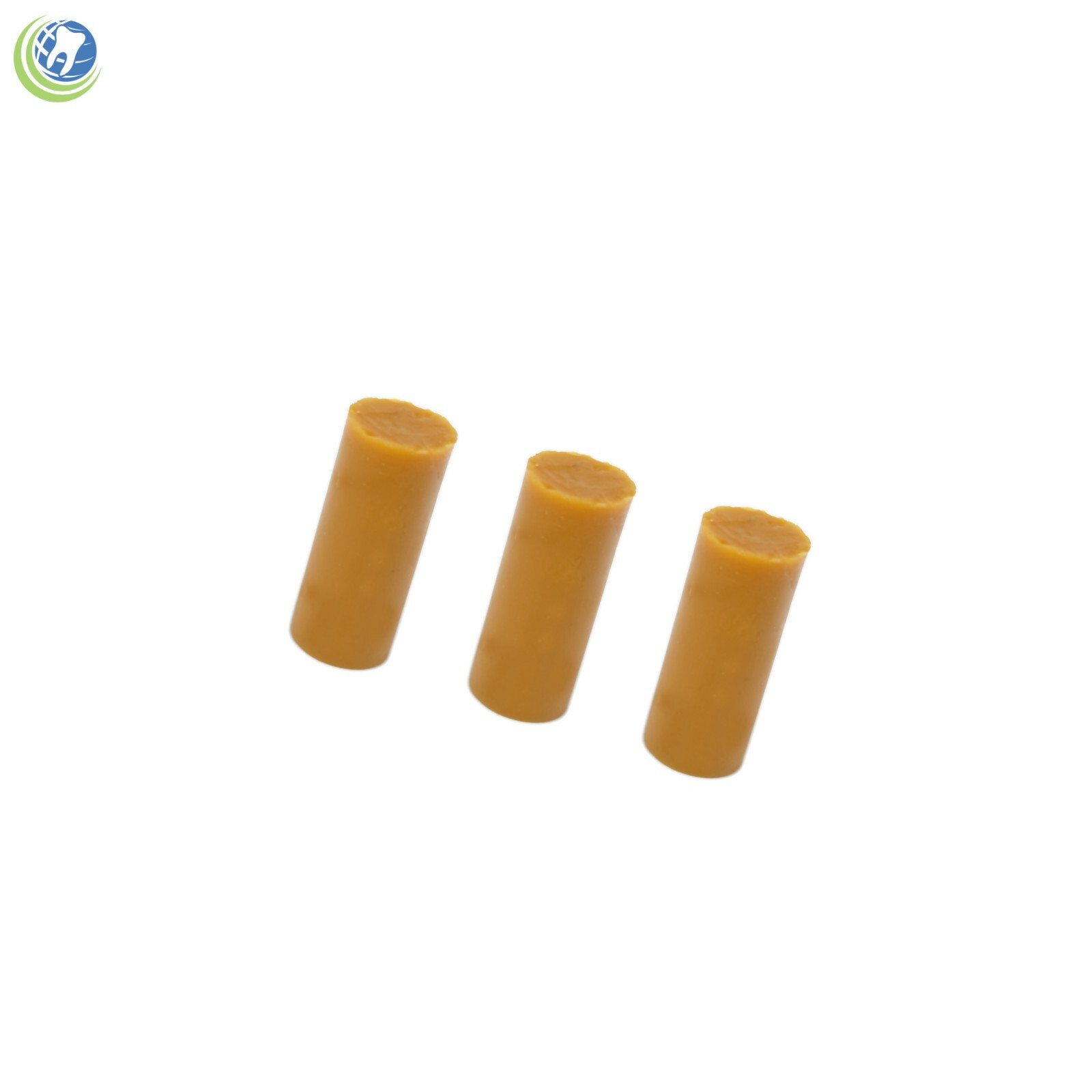 3 X DENTAL LAB HARD STICKY WAX CROWN BRIDGE ARTICULATION LUMP RESIN IN CYLINDERS