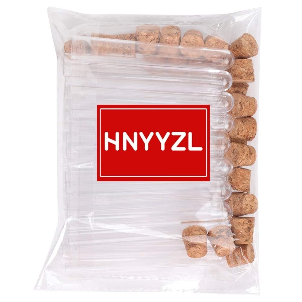 Multi-Purpose 15ml Clear Tubes with Cork – Great for Home & School Projects