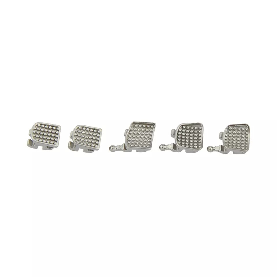 Dental Orthodontic Brackets Metal Brace MIM MINI Roth MBT 022 018 345 With Hooks