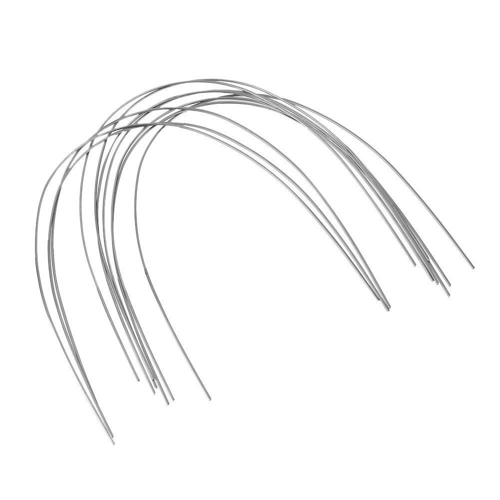 10 Niti Arch Wires Ovoid FORM sizes .012” up to .020” pack 10 / N400-series
