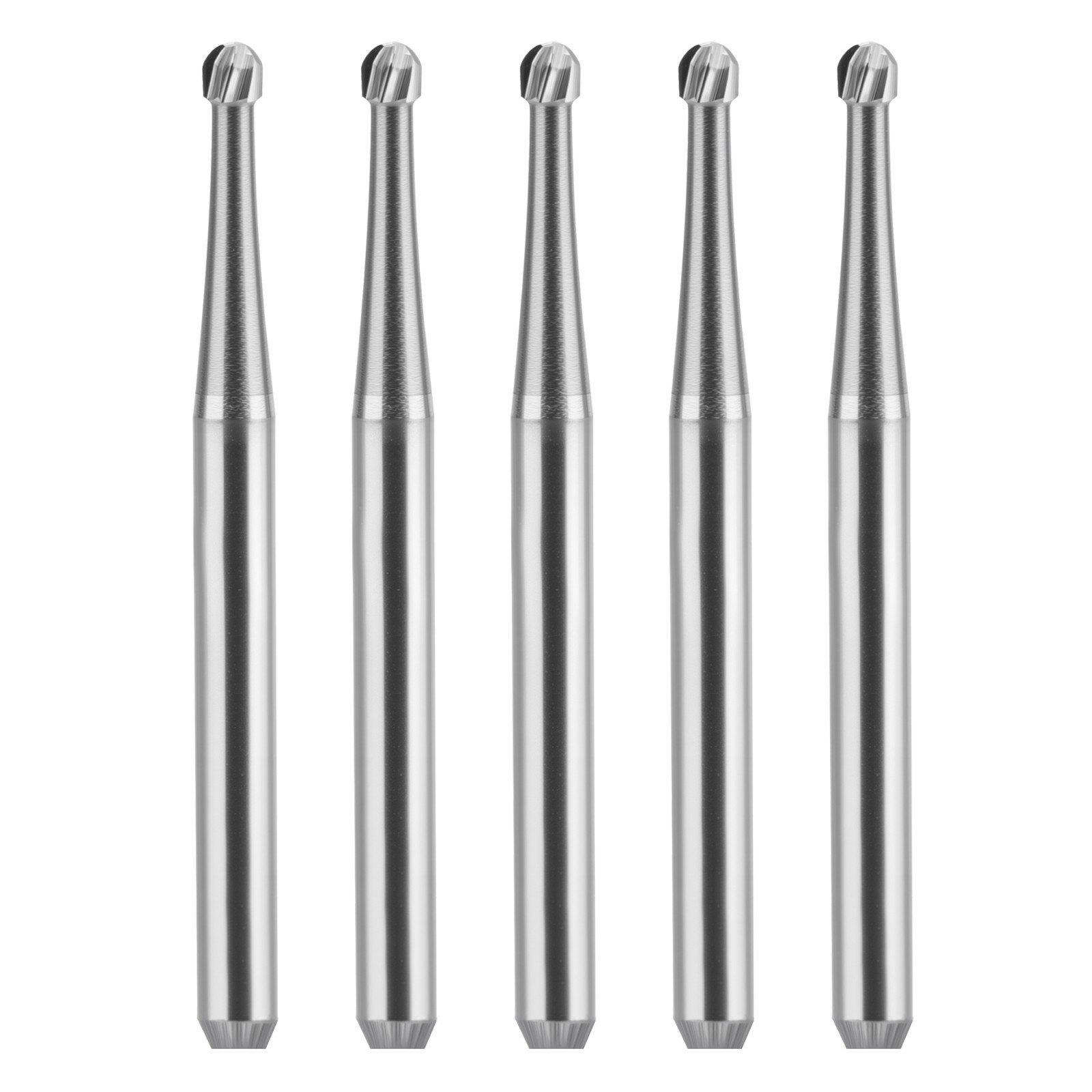 Wave Dental Operative Carbide Burs Round Friction Grip FG 1/4 -8 High Speed 19mm