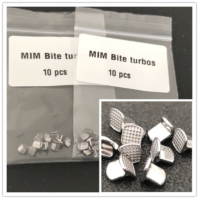 100 Pieces Bite Bulider Turbos Mesh Base Deep Bite Teeth Corection Orthodontics