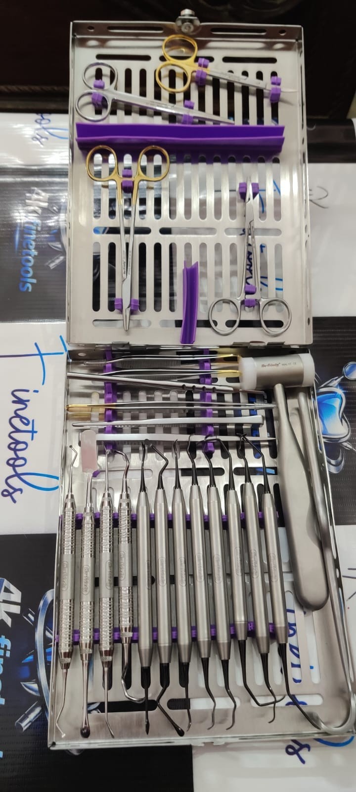 Hu-Friedy Buser Implant and Membrane Surgery Kit of 23 pieces with Cassette