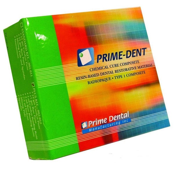 Prime-Dent Dental Chemical Self Cure Composite Resin Kit 15g