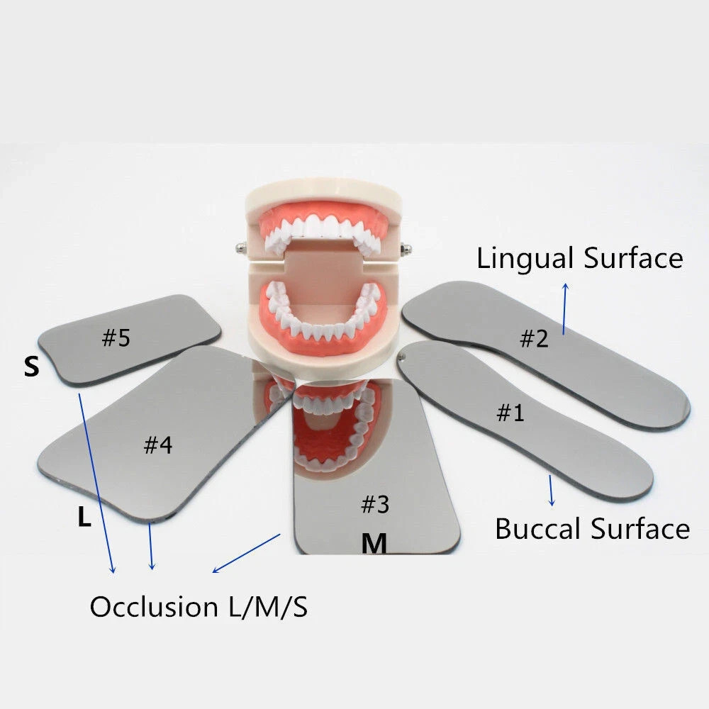 Dental Intraoral Double-Sided Photo Mirror Reflector Glass Photography Mirrors