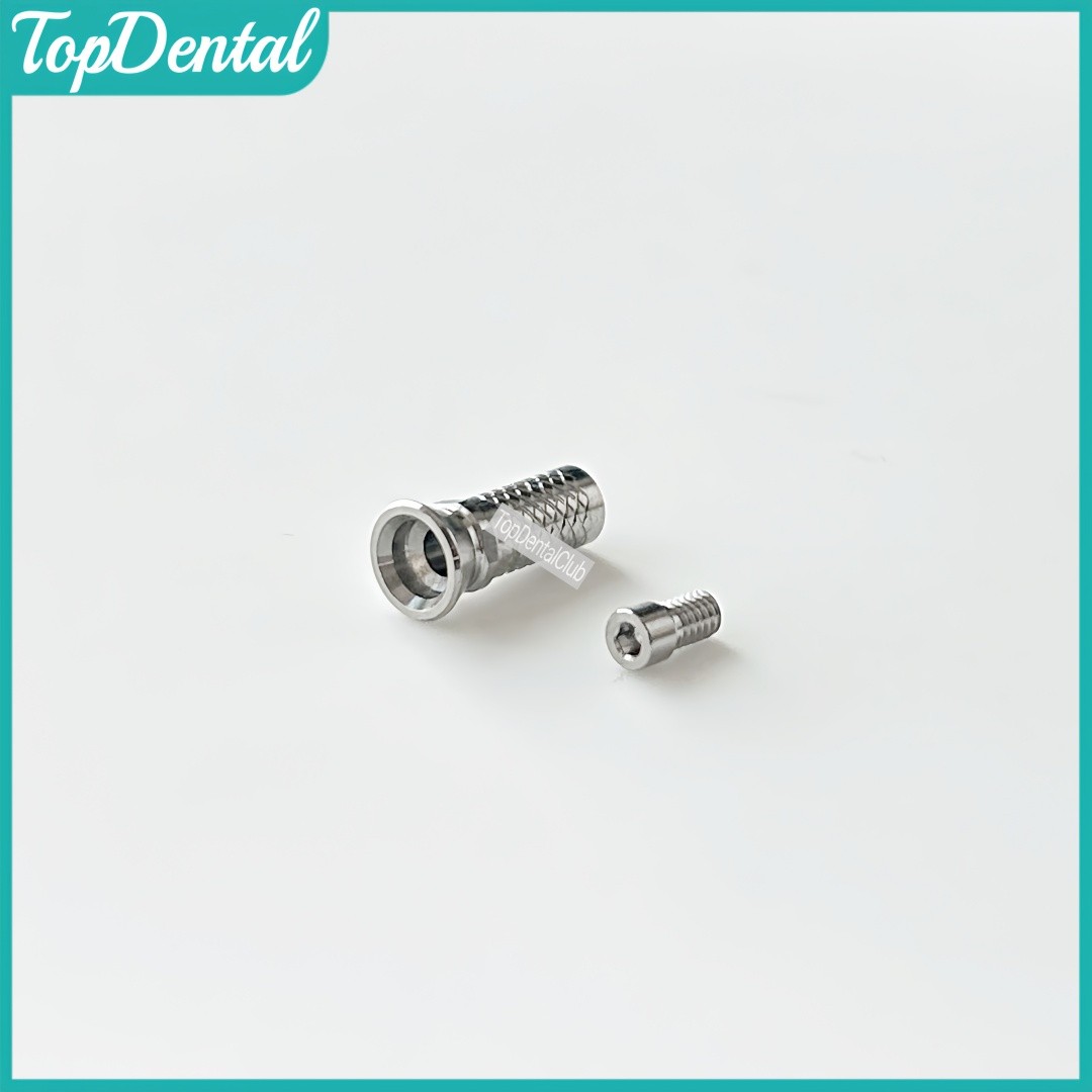 ⌀5.0 Dental Titanium Cylinder Multi Unit Temporary Abutment Screw Ti MU Fits OSS