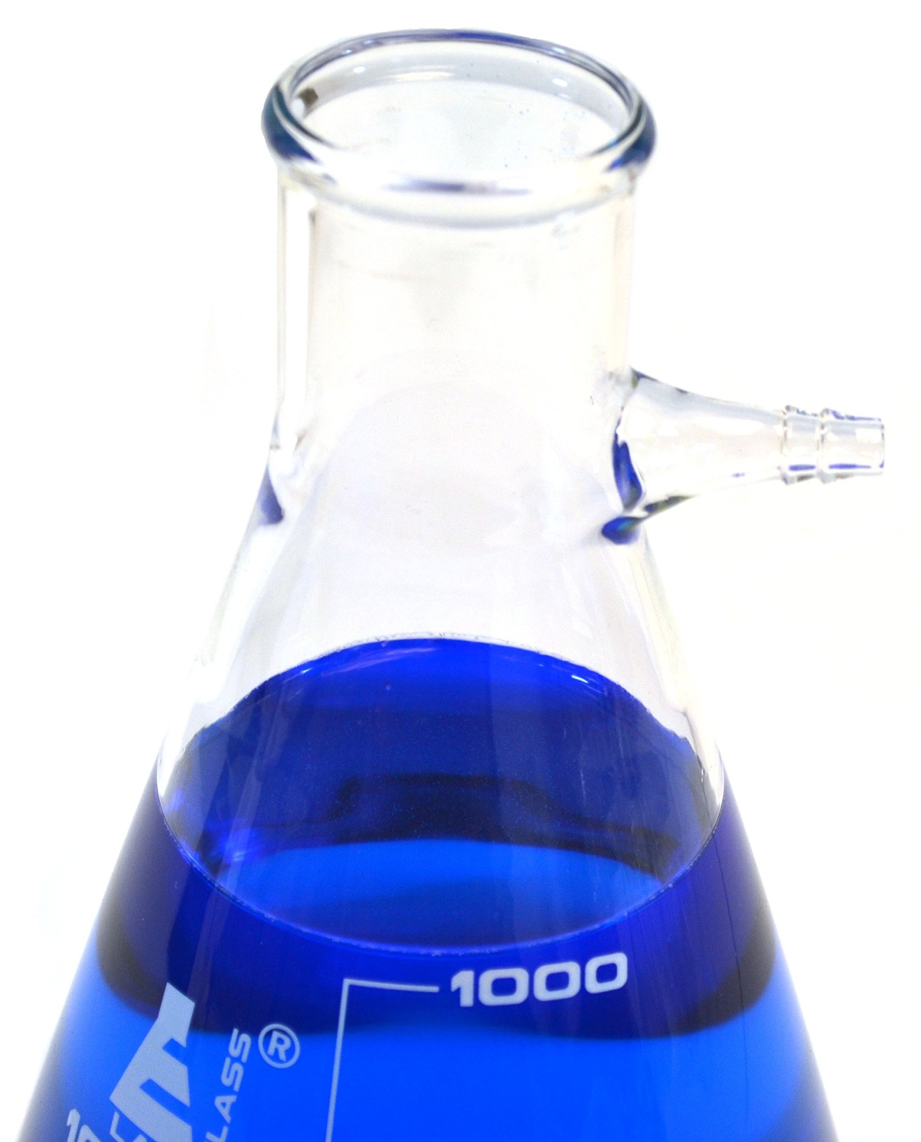 EISCO Filtering Flask, 1000ml Borosilicate Glass Conical Shape, with Integr…