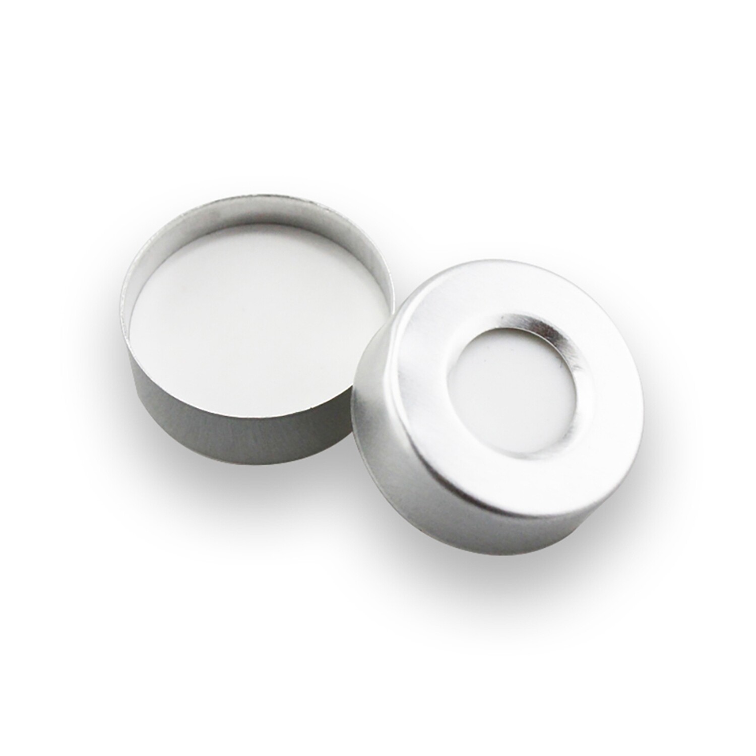 10000pcs 20mm Aluminum Crimp Cap PTFE/White Silicone Septa F 10ml Headspace Vial