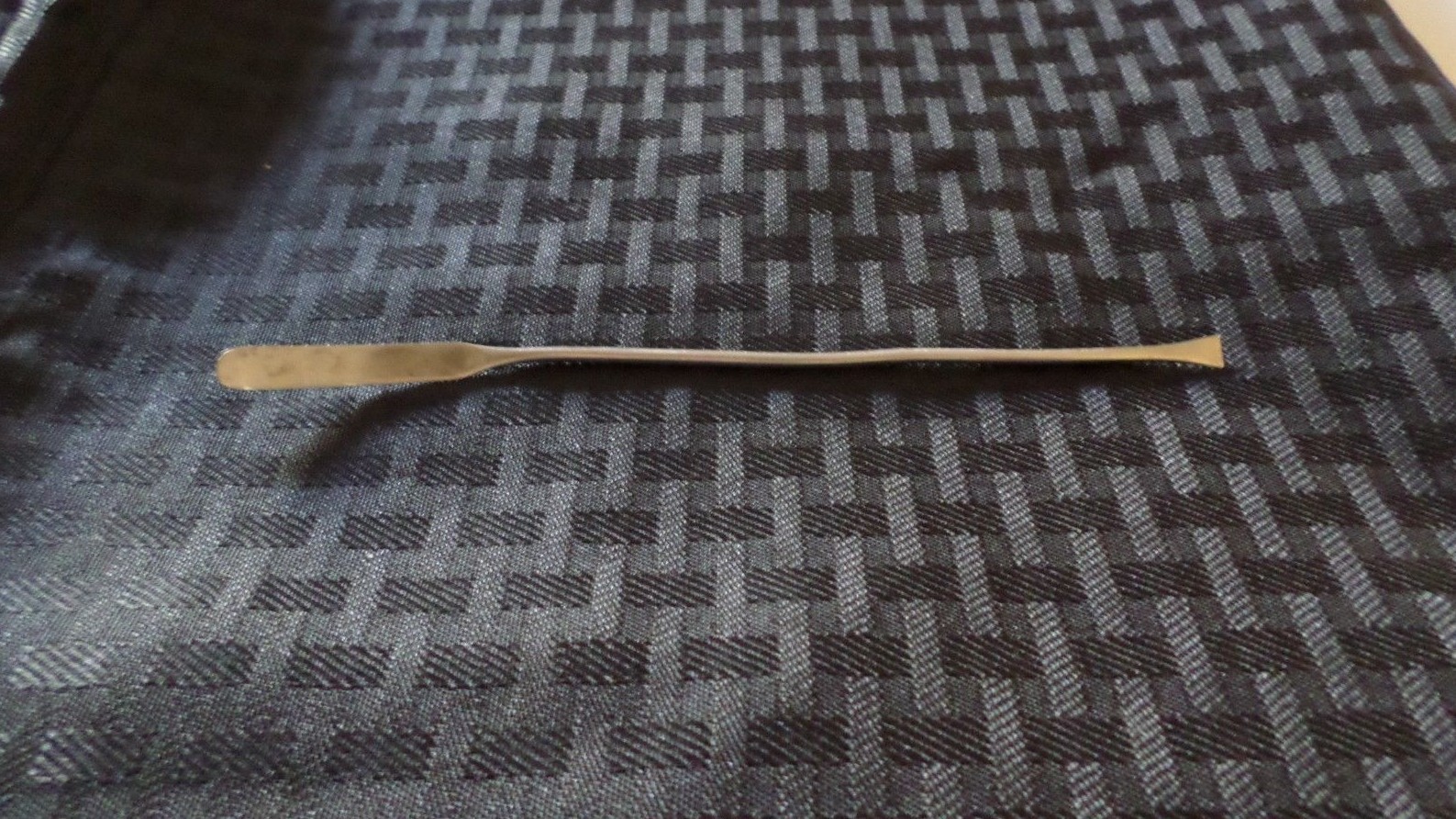 Unbranded Stainless Steel 6 3/4” Double Ended Round & Mini Square Spatula 14-374