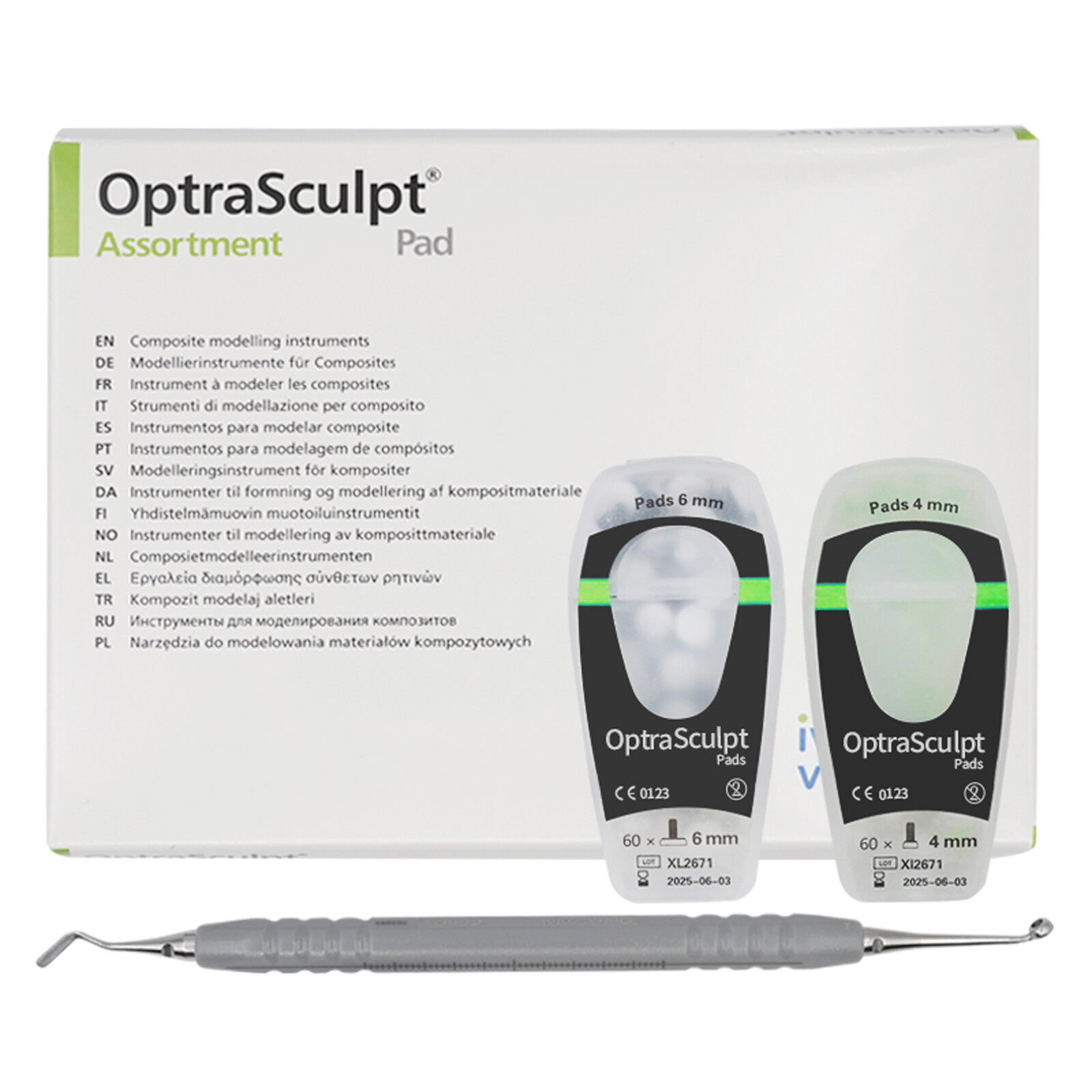 1set Optrasculpt Pad Dental Ivocler Vivadent Assortment Kit Anterior And Posteri