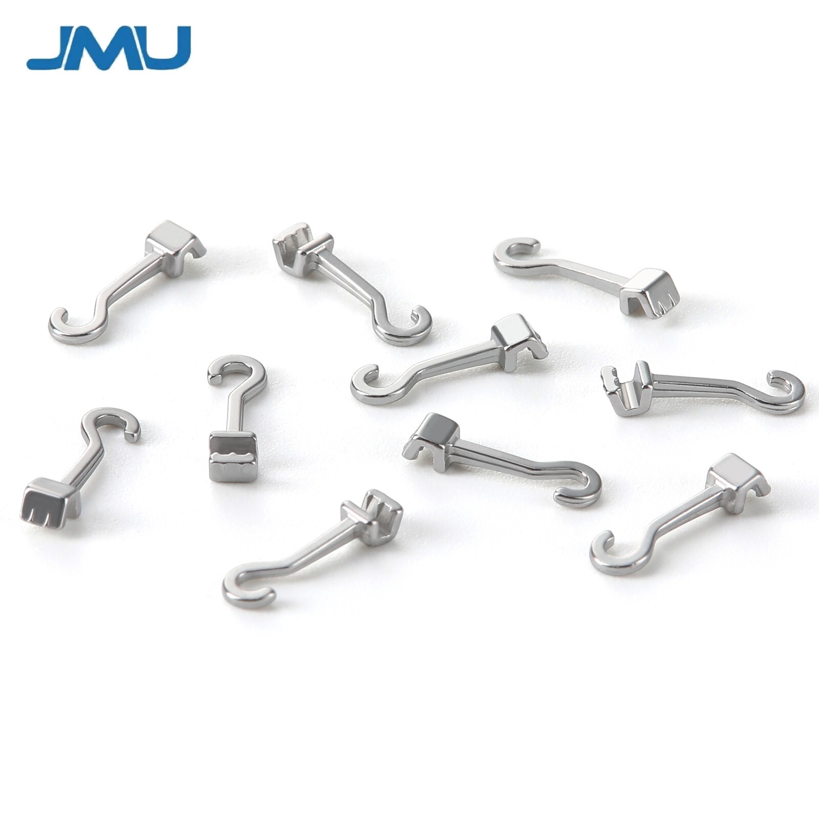 JMU Dental Orthodontic Crimpable Hooks 10Pcs/Bag 2.1/4/5.4/7mm
